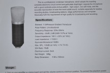 Купить Студийный конденсаторный микрофон BM800 - синий detaluhi.ho.ua Интернет магазин в Каменец-Подольском, устройства, радиодетали, интсрументы.