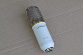 Купить Студийный конденсаторный микрофон с металлическим пауком BM800 - белый detaluhi.ho.ua Интернет магазин в Каменец-Подольском, устройства, радиодетали, интсрументы.