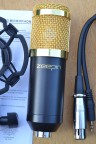 Купить Студийный конденсаторный микрофон BM800 - черный, желтая сетка detaluhi.ho.ua Интернет магазин в Каменец-Подольском, устройства, радиодетали, интсрументы.