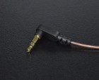 Купить Аудио кабель для ремонта наушников KZ, коричневый, 3 пoлюса detaluhi.ho.ua Интернет магазин в Каменец-Подольском, устройства, радиодетали, интсрументы.