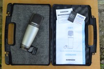 Купить Студийный конденсаторный микрофон SAMSON C01 - в кейсе detaluhi.ho.ua Интернет магазин в Каменец-Подольском, устройства, радиодетали, интсрументы.