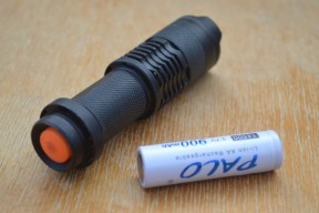 Купить Светодиодный фонарик Q5 Led с аккумулятором 14500 detaluhi.ho.ua Интернет магазин в Каменец-Подольском, устройства, радиодетали, интсрументы.
