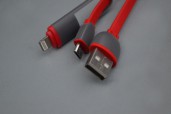 Купить Кабель micro USB для зарядки и данных iPhone 5 5s 6, Samsung, Xiaomi, HTC, Sony - Красный detaluhi.ho.ua Интернет магазин в Каменец-Подольском, устройства, радиодетали, интсрументы.