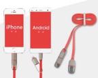 Купить Кабель micro USB для зарядки и данных iPhone 5 5s 6, Samsung, Xiaomi, HTC, Sony - Красный detaluhi.ho.ua Интернет магазин в Каменец-Подольском, устройства, радиодетали, интсрументы.
