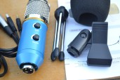 Купить Студийный конденсаторный микрофон MK-F200FL - синий detaluhi.ho.ua Интернет магазин в Каменец-Подольском, устройства, радиодетали, интсрументы.